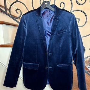 Jcrew boys velvet blazer sz 14